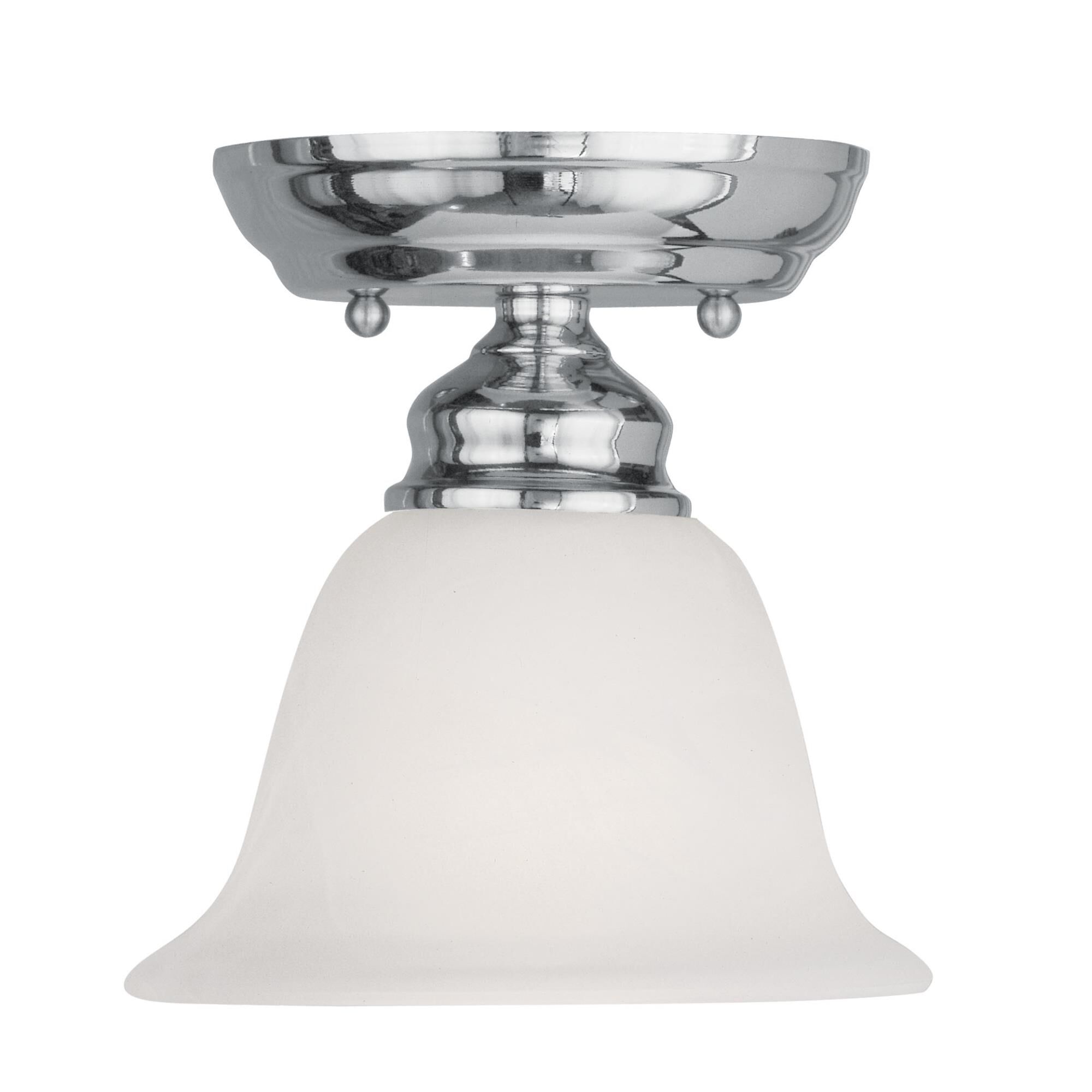 Essex 6 Inch 1 Light Semi Flush Mount by Livex Lighting